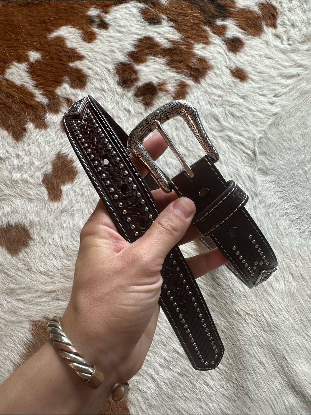 Ariat leather belt